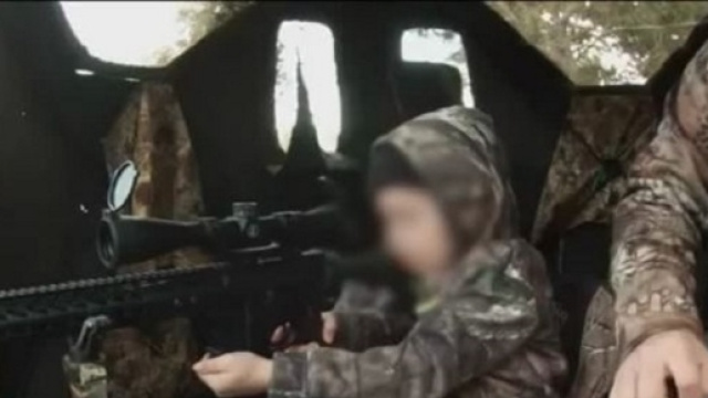 Bambina fa la sua prima preda a 7 anni