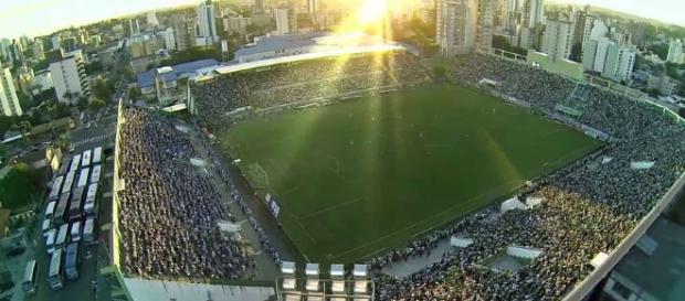 Arena Condá teve linda cerimônia no sábado Arena Condá teve linda cerimônia no sábado