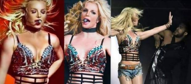 #BritneySpears accende il palco del #TripleHoShow, live in California. #BlastingNews #BritneySpears accende il palco del #TripleHoShow, live in California. #BlastingNews