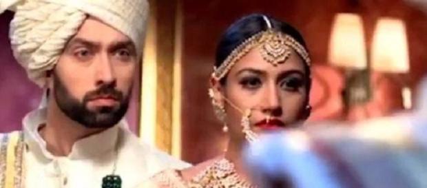 Ishqbaaz - Anika and Shivaay get married (Youtube screen grab) Ishqbaaz - Anika and Shivaay get married (Youtube screen grab)