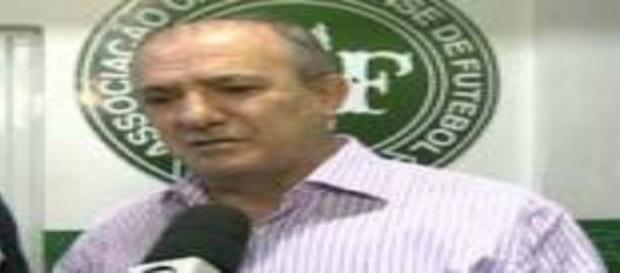 Ivan Tozzo, presidente em exercício da Chapecoense Ivan Tozzo, presidente em exercício da Chapecoense