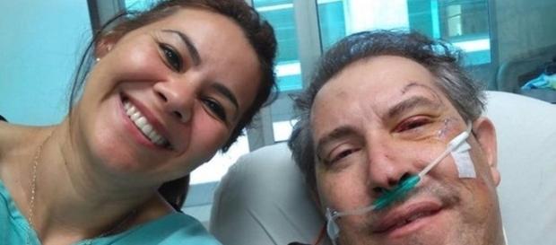 Jornalista sobrevive e posta foto Jornalista sobrevive e posta foto