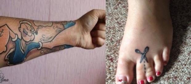 Algumas pessoas usam sua criatividade na hora de escolher o que vão tatuar Algumas pessoas usam sua criatividade na hora de escolher o que vão tatuar