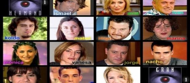 Concursantes de la primera edición Concursantes de la primera edición