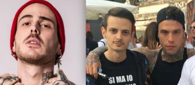 Gemitaiz a sinistra, Fabio Rovazzi e Fedez a destra. Gemitaiz a sinistra, Fabio Rovazzi e Fedez a destra.