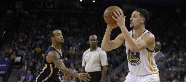 Klay Thompson anota 60 puntos en otra noche histórica de los Warriors Klay Thompson anota 60 puntos en otra noche histórica de los Warriors
