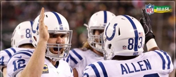 O Indianapolis Colts conseguiu grande vitória no Monday Night Football (Foto: Reprodução/Twitter/NFL Brasil) O Indianapolis Colts conseguiu grande vitória no Monday Night Football (Foto: Reprodução/Twitter/NFL Brasil)