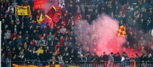 la curvanord dello stadio via del mare