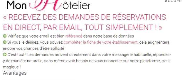L'argumentaire du site MonHotelier à l'intention des hôteliers L'argumentaire du site MonHotelier à l'intention des hôteliers