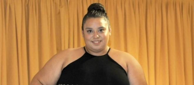 Una chica de 122 kilos ganó un concurso de belleza