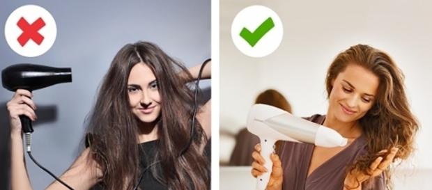 Alguns erros podem fazer com que o cabelo fique menos saudáveis Alguns erros podem fazer com que o cabelo fique menos saudáveis