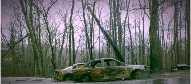 Gatlinburg Tennessee Wildfire Aftermath. / Photo screencap from Nighthawk Productions, via Youtube Gatlinburg Tennessee Wildfire Aftermath. / Photo screencap from Nighthawk Productions, via Youtube