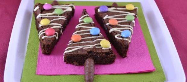 Ricetta alberi di natale brownies Ricetta alberi di natale brownies