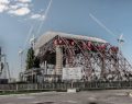 Chernobyl - final New Safe Confinement (NSC) nuclear reactor cover slides into place