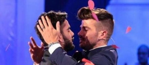 Claudio Sona e Mario Serpa al momento della scelta