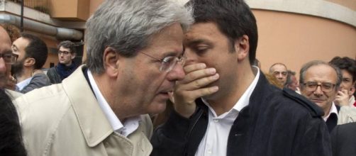 Gentiloni e Matteo Renzi (Foto: corriere.it)