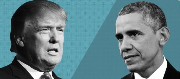 Spielt Obama foul gegen Trump? (Photoquelle/UrhG: Blasting.News Archiv) Spielt Obama foul gegen Trump? (Photoquelle/UrhG: Blasting.News Archiv)