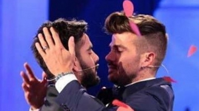 Claudio Sona e Mario Serpa al momento della scelta