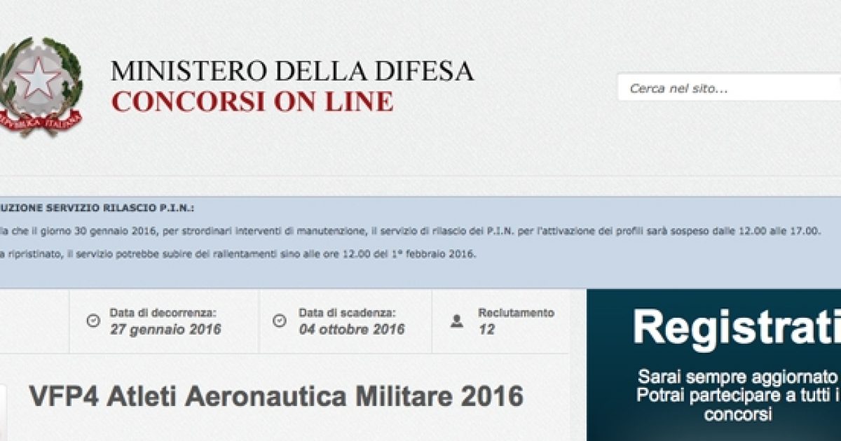 Concorso Esercito, Marina, Aeronautica E Carabinieri: Scadenza Bando E ...