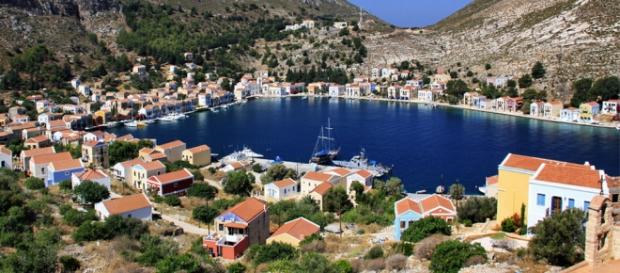 Kastellorizo, una città dell'isola di Samos. Kastellorizo, una città dell'isola di Samos.