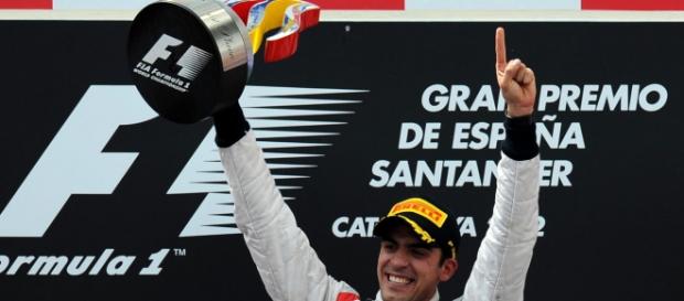 Pastor Malonado y su triunfo GP de España 2012 Pastor Malonado y su triunfo GP de España 2012