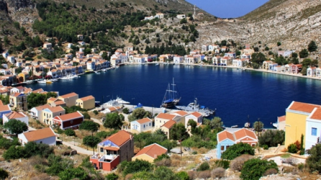 Kastellorizo, una citt&agrave; dell'isola di Samos.