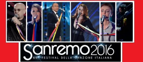 Sanremo 2016: nastri colorati arcobaleno
