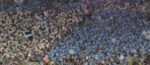 Tifosi della Lazio allo stadio Olimpico