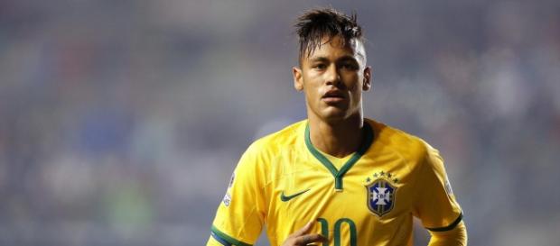 Reprodução/Internet - Neymar na seleção Reprodução/Internet - Neymar na seleção