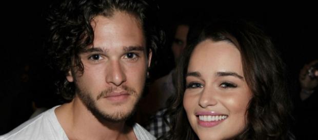 Kit Harington ed Emilia Clarke Kit Harington ed Emilia Clarke