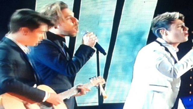 Alessio Bernabei con Benji&fede