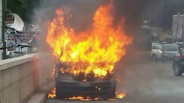 Palermo, l'automobile dell'accaduto