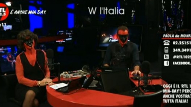 Rtl 102.5 famosa emittente radiofonica.