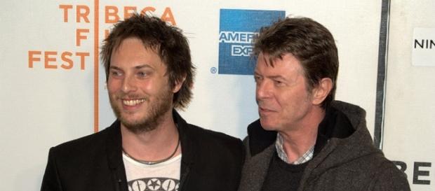 Bowie with his son, Duncan Jones Bowie with his son, Duncan Jones