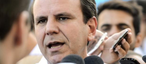 Eduardo Paes em entrevista nesta sexta Eduardo Paes em entrevista nesta sexta