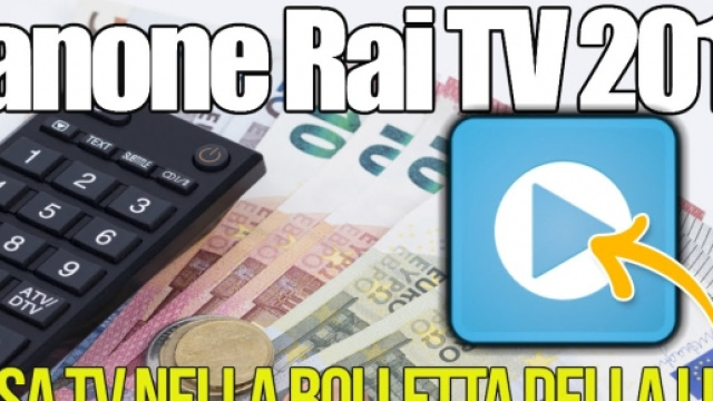 Canone rai 2016 per chi non ha la tv