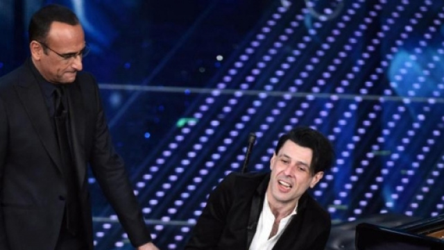 Sanremo 2016, sfotto su Conti e Bosso