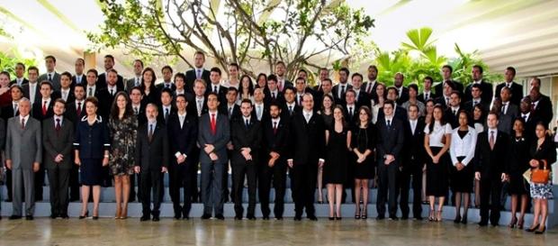 Diplomatas brasileiros reunidos em Brasília Diplomatas brasileiros reunidos em Brasília