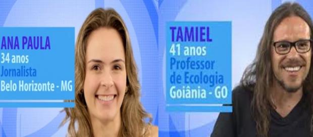 Ana Paula e Tamiel participantes do BBB 16 Ana Paula e Tamiel participantes do BBB 16