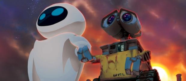 Eva y Wall-E, dos robots románticos Eva y Wall-E, dos robots románticos