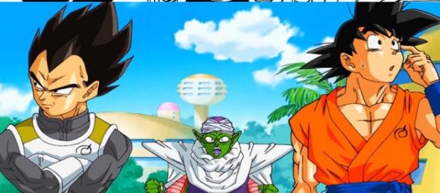 Piccolo, Goku y Vegeta, ¡piccolo sorprendido! Piccolo, Goku y Vegeta, ¡piccolo sorprendido!