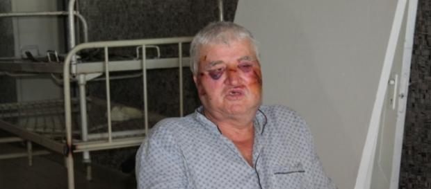 Ștefan Cucos și-a luat o bataie zdravana Ștefan Cucos și-a luat o bataie zdravana