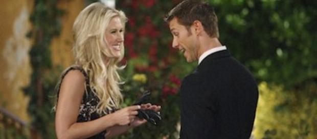 Lex McAllister mit dem Bachelor Jake Pavelka Lex McAllister mit dem Bachelor Jake Pavelka