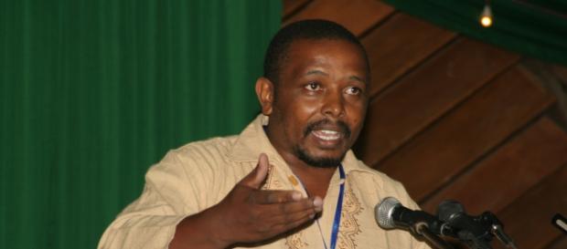 Mwangi Waituru at a poverty hearing event/N Waigwa Mwangi Waituru at a poverty hearing event/N Waigwa
