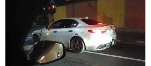 Alfa Romeo Giulia foto spia a Torino