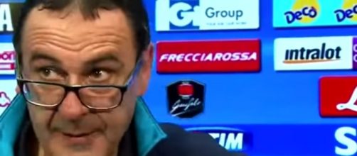 Maurizio Sarri, intervista dopo-partita