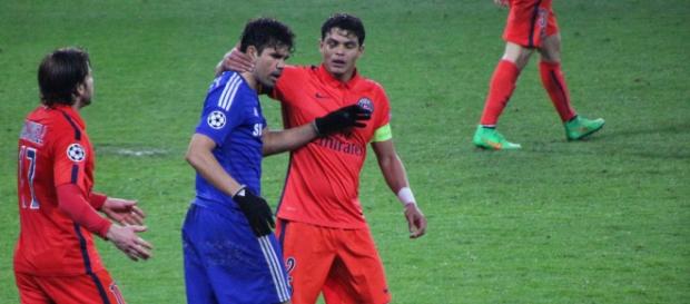 Diego Costa, Maxwell y Thiago Silva Diego Costa, Maxwell y Thiago Silva