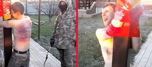 Presupus dealer de droguri torturat de pro-ruşi Presupus dealer de droguri torturat de pro-ruşi
