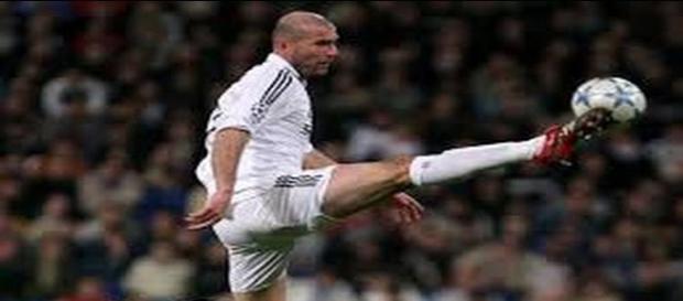 Zidane en Champions como jugador del Madrid Zidane en Champions como jugador del Madrid