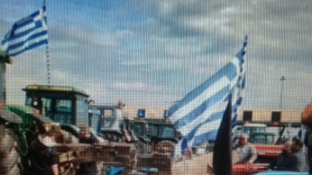 La rivolta dei coltivatori in Grecia